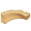 100pcs Lace Hollow Cupcake Liners Bake Cake Paper Cups for Cake Decoration