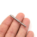 2pcs 3.175mm Carbide CNC Router Bits Flute End Mill Tools 17mm HT JC!E