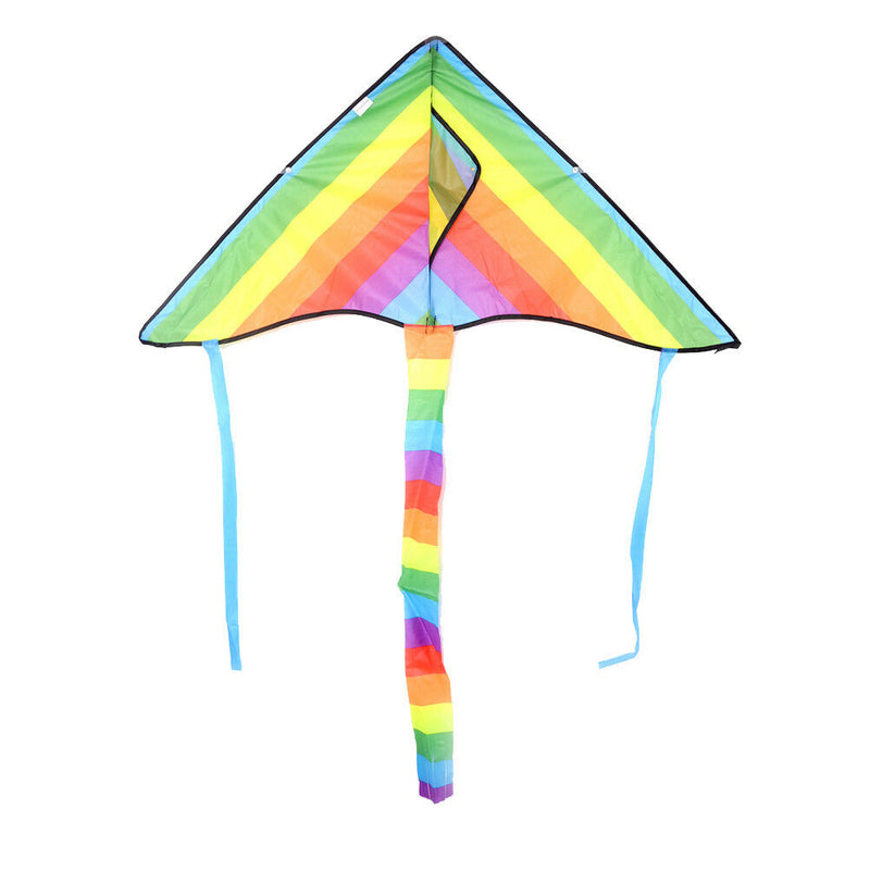 Long  Rainbow Kite Tail Nylon Colourful Delta Kite Accessory Kids Toys YA BX