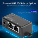 100Mbps POE DC Power Over Ethernet RJ45 POE Injector Wall Adapter