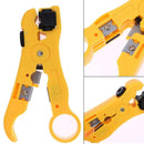 Universal Cable Wire Jacket Stripper with Cable Cutter Stripping Scissors