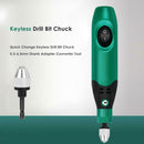 Aluminum Quick Change Keyless Drill Bit Chuck 0.3-6.5mm Shank Adapter Converter