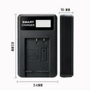 NP-BX1 Battery Charger LCD Display Safe USB Input Fits For Sony RX100 HX90V HX30