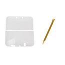 Soft TPU Case Cover with 1 Golden Stylus Pen for NEW Nintendo 3DS XL LL