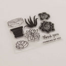 flower Silicone Clear Stamp Transparent Rubber Stamps DIY ScrapbookBD3C