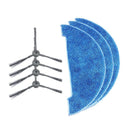 1 Set Robot Vacuum Cleaner Parts Fabric Mop+Side Brushesfor Chuwi Ilife A4