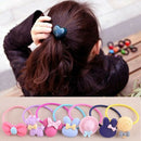 10pcs/Pack Cute Elastic Hair Bands Kids Rubber Band Girls Rope Ring Hair Access