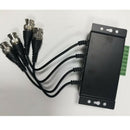4CH Passive Video Balun Transceiver  Via Twisted Pairs BNC RJ45