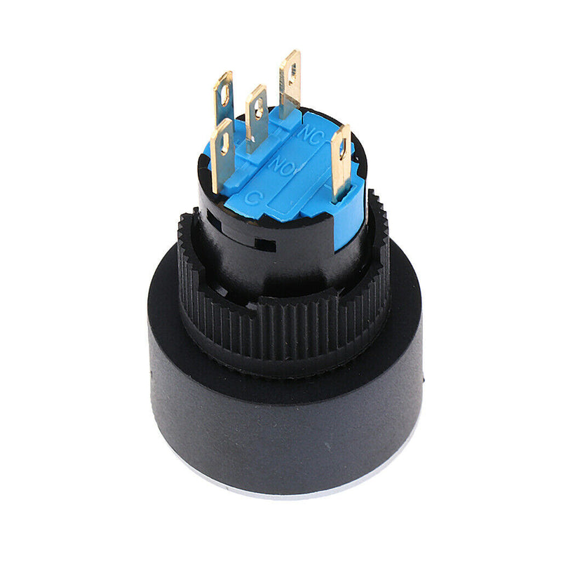 IP67 Vandal Proof Push Button Switch With LED Illumination 22mm Panel Dash