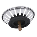 Food Waste Stopper Spin Lock 8cm Dia Sink Drain Drainer Strainer J1B7