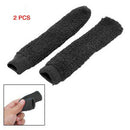 Nonslip Towel Wrap Badminton Racket Over Grip Cover Black 2 PCS J5C3