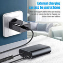 Type-C+Micro USB Car Charger BT5.0 Handsfree Adapter with 800mAh Power Bank