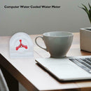 1pc Acrylic Semicircle 2 Way Flow Meter Indicator Port for PC Water Cooling