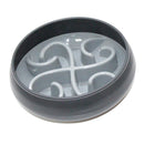 Pet Dog Anti-Gulping Anti-Skid Dog Food Bowl Preventing Choking  Gray