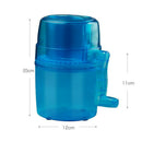 Transparent Ice Shaver Ice Machine Snow Cone Machine Portable Manual Hand Crank