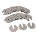 50PSC/SET Solar Panel PV Grounding Clip/Washer/Spacer - 1.77x1.77''
