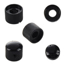 Dual Concentric Volume Tone Blend Control Knob Electric Guitar Parts Black G6Q7