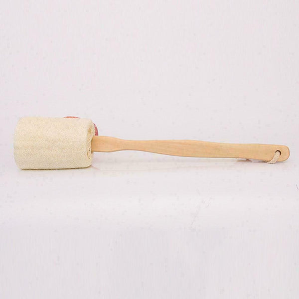 Natural Exfoliating Loofah luffa loofa Bath Brush On Stick a AU E7D5