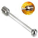 Honey and Syrup Dipper Stick Honey Spoon Stainless Steel Wand for Honey Pot M1Z5