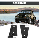 1 Pair Aluminum Alloy Replacement Door Hinge for Jeep Wrangler JK 2007-2017