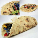 Home Storage Cosmetic Makeup Brushes Storage Bags Imitation Pancake Pizza S