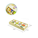 Wooden Baby Bear Changing Clothes Puzzle Set Kids Educational Toys Gift Hot dsf