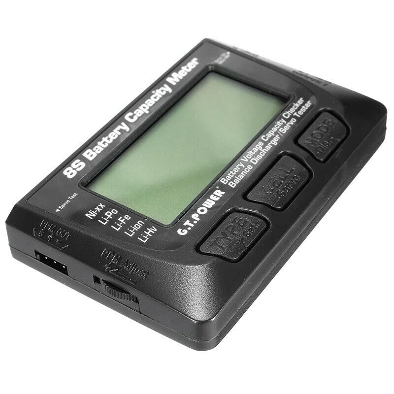 G.T.Power 8S Battery Voltage Capacity Checker Balancer Discharger Servo Tes F7O4