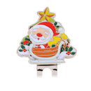 Sturdy Santa Claus Magnetic Hat Cap Visor Clip-on Golf Ball Marker Christmas