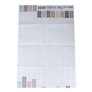 1PC agenda 2020 365days Paper Wall Calendar Daily Planner Notes School suppli-OZ