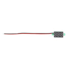 0.36inch LED Digital Voltmeter DC0-100V Three Line Volt Meter(Red) A