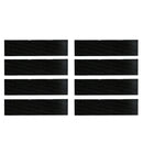 8 Pieces EVA Skimboard Traction Pad Deck Bar Grip Tail Pad Surfboard Shortboard