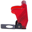 1Pc Red Illuminated LED Toggle Switch With Missile Style Flick Cover Car  OZ