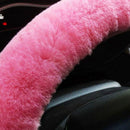 3 Pieces/Sets Of Super Cortex Car Steering Wheel Sleeve Winter Manual Brake