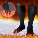 Battery Heated Electric Heating Long Socks Winter Feet Warmer Thermal With  OZ