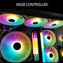 4Pin CPU Cooler Computer Accessories Addressable RGB PWM Cooling Fan for PC Case
