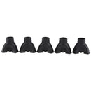 5Pcs Anti-skid and Wear-resisting Rubber Crutch Tips Walking Stick End Feet