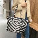 Women Shoulder Bag Large Capacity Animal Print PU Shopping Handbags (Zebra)