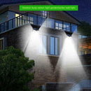 208 LED Solar Power PIR Motion Sensor Wall Light Creative Garden Lamp Water A5T0