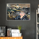 5D Full Round Girl DIY Diamond Painting Rhinestone Picture Decor (LG296)