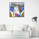5D DIY Special Shaped Diamond Painting Horse Embroidery Mosaic Craft Kits 30*30