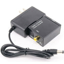 Digital Optical Coax Coaxial Toslink to Analog Audio Converter Adapter RCA L/R