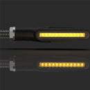 2X Motorcycle Turn Signal Light LED Flowing Water Amber  Indicator Flashers   Hn
