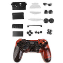 Red Dragon Controller Shell Housing Case Cover Buttons Parts for Sony PS4