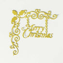 Merry Christmas Metal Cutting Dies Stencil for DIY Scrapbook Photo Album C FT