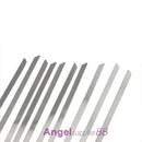 100PC Stainless Steel 4.6x200mm Metal Exhaust Wrap Coated Locking Cable Zip Ties