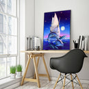 DIY Diamond Painting Cross Stitch Kits Dolphin Full Round Drill Embroidery