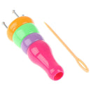 Yarn Wool Knitter Knitting Loom Weaving Rope Braided Maker DIY Weave Sewi_