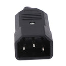 3 Pin IEC 320 C14 Male Plug Rewirable Power Connector Socket AC Panel Soc JR