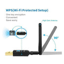 Dual Band WiFi Adapter 600mbps 2.4GHz/5.8GHz LAN Card Net-work Card for Desktop