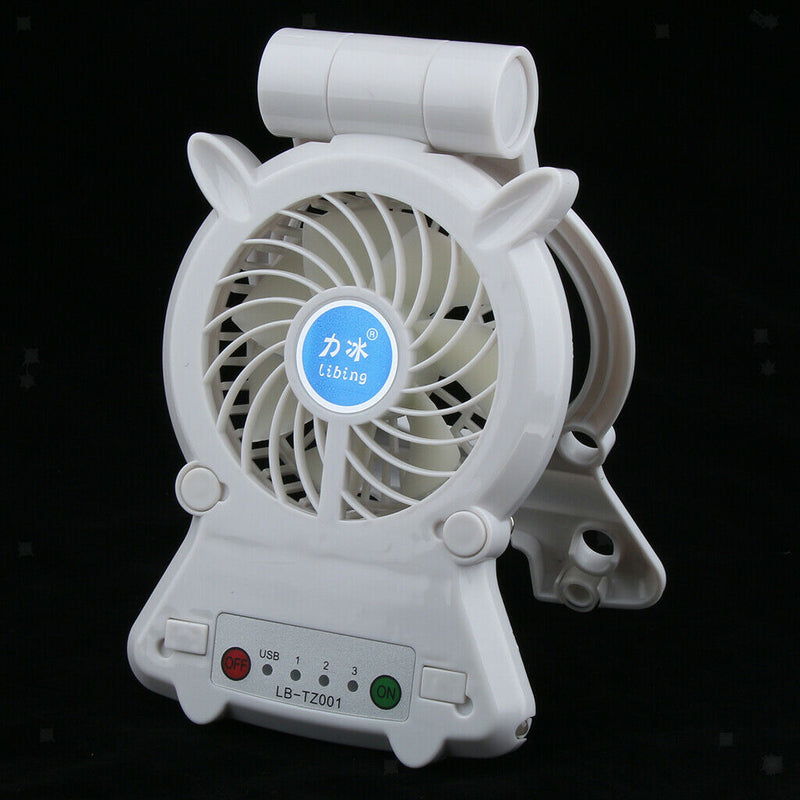 Rechargable Portable Mini Cooling Cooler Holder for Phone / Tablet White